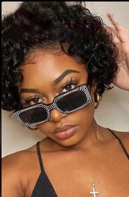 Sweet and Cute 13*4 Lace Human Hair Wig - Short Curly Styles in Vibrant Colors