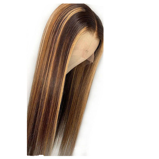 Trendy Human Hair Medium & Long Wig Headgear - Fashionable, Versatile Styling for Women