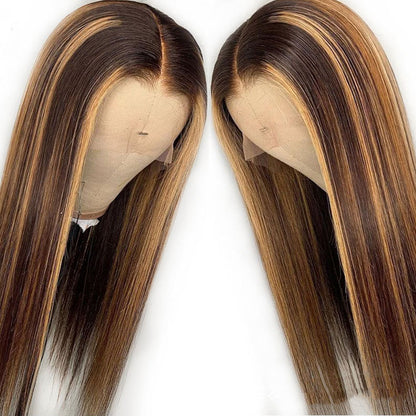 Trendy Human Hair Medium & Long Wig Headgear - Fashionable, Versatile Styling for Women
