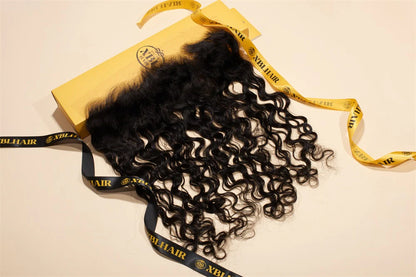 Hair 13x4 HD Lace Frontal Water Wave Small Knots Preplucked Hairline