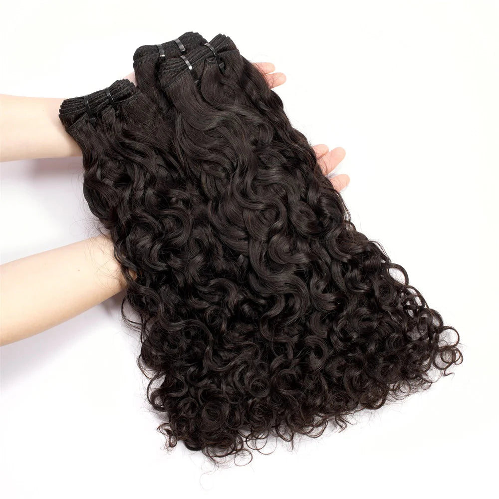 Mink Hair Top Selling 3 bundles deal Water Wave