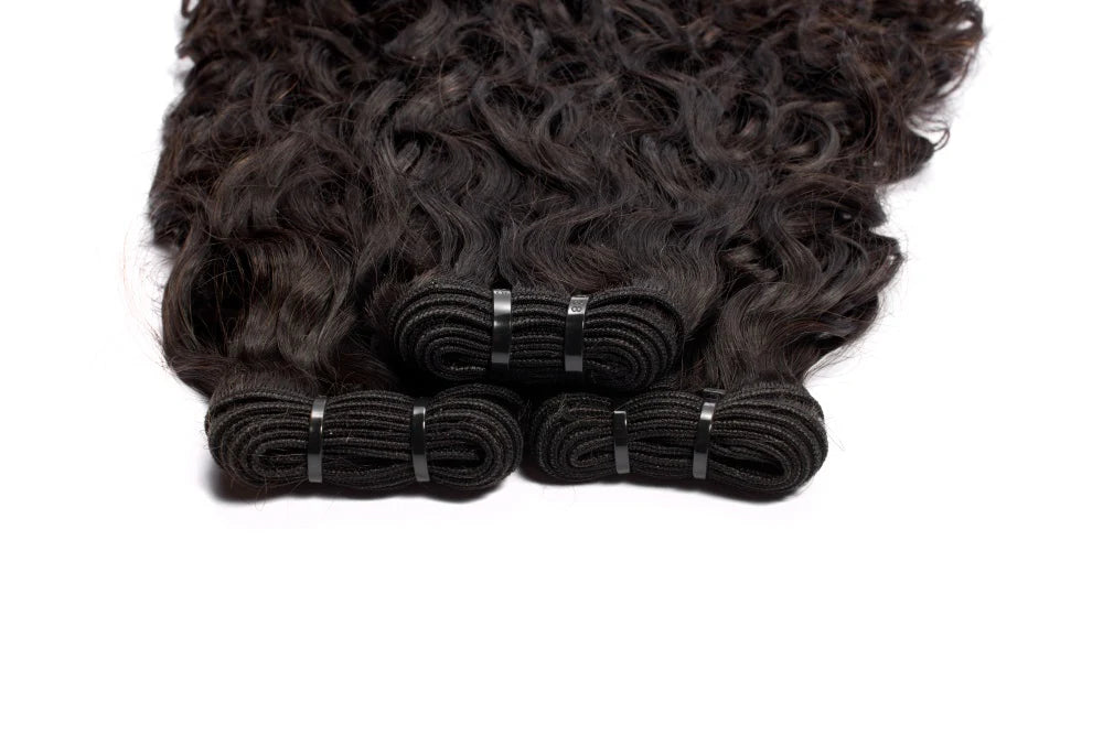 Mink Hair Top Selling 3 bundles deal Water Wave