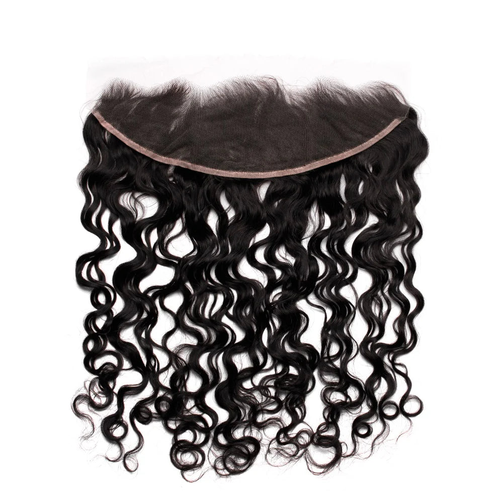 Hair 13x4 HD Lace Frontal Water Wave Small Knots Preplucked Hairline