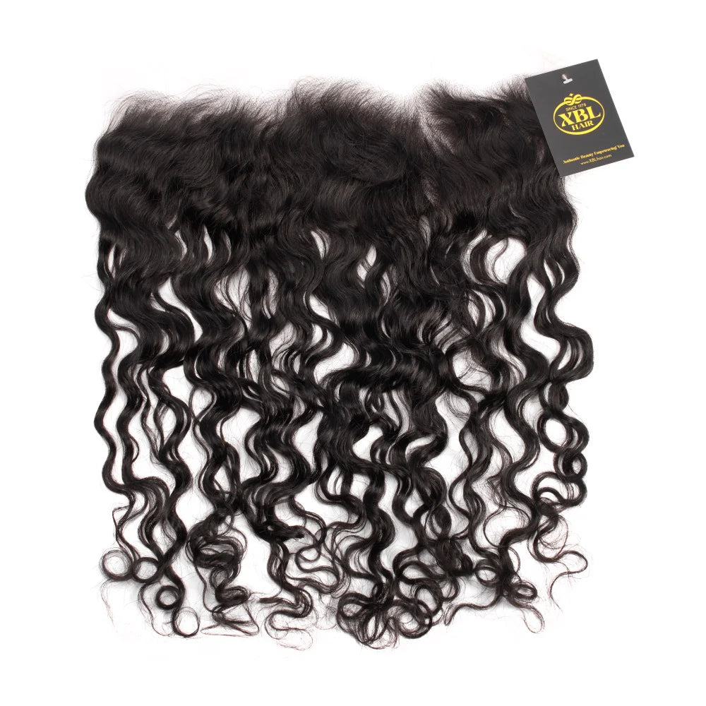 Hair 13x4 HD Lace Frontal Water Wave Small Knots Preplucked Hairline