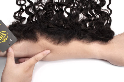 Hair 13x4 HD Lace Frontal Water Wave Small Knots Preplucked Hairline