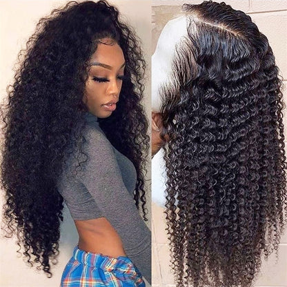 Women's Fashion Long Curly Lace Wig – High-Temperature Silk, Multiple Colors
