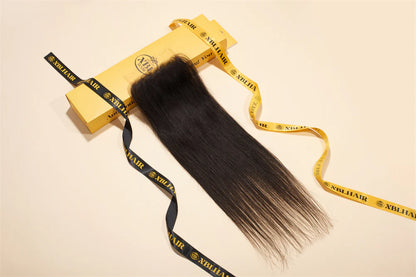 Hair 5x5 HD Lace Cloure Straight Small Knots 100% Human Hair