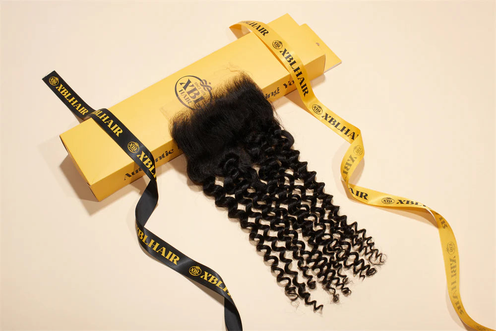 Hair 5x5 HD Lace Cloure Curly Small Knots 100% Human Hair
