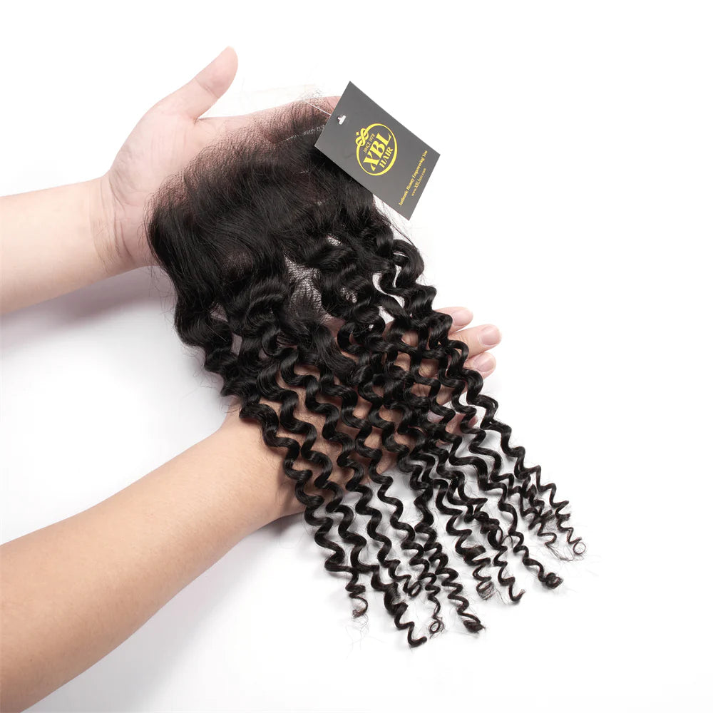 Hair 5x5 HD Lace Cloure Curly Small Knots 100% Human Hair