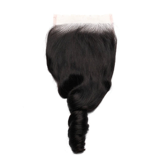 Hair 5x5 HD Lace Cloure Loose Wave Small Knots 100% Human Hair