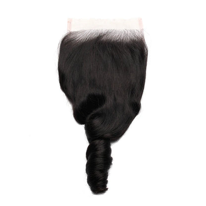 Hair 5x5 HD Lace Cloure Loose Wave Small Knots 100% Human Hair