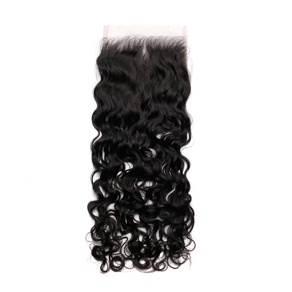 Hair 5x5 HD Lace Cloure Water Wave Small Knots 100% Human Hair