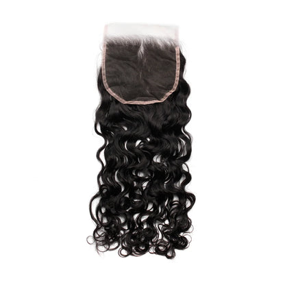 Hair 5x5 HD Lace Cloure Water Wave Small Knots 100% Human Hair
