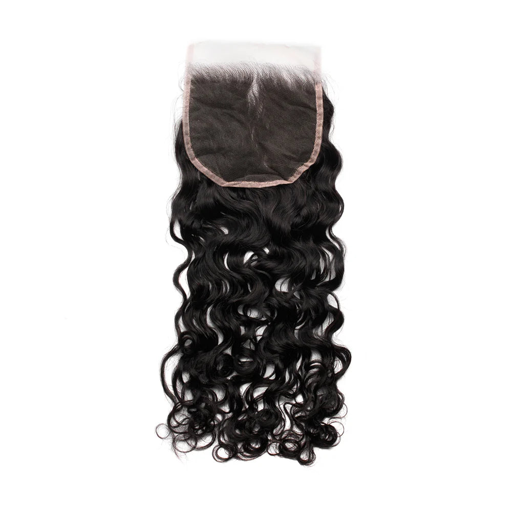 Hair 5x5 HD Lace Cloure Water Wave Small Knots 100% Human Hair