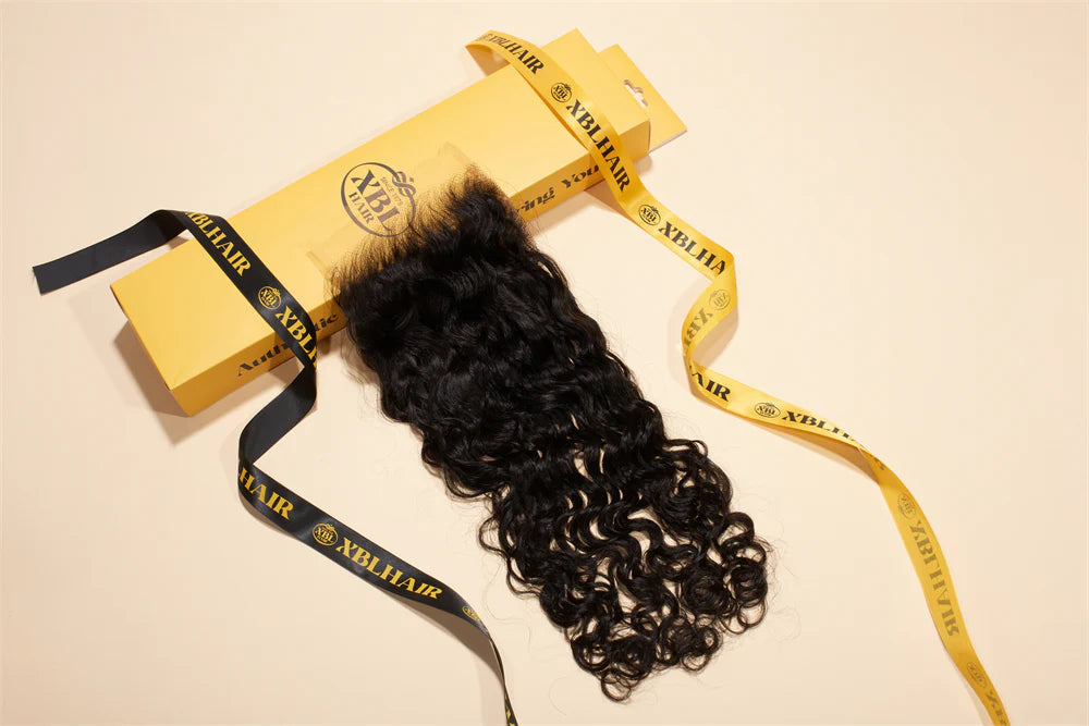 Hair 5x5 HD Lace Cloure Water Wave Small Knots 100% Human Hair