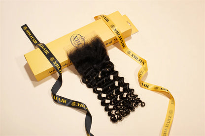Hair 5x5 HD Lace Cloure Deep Wave Small Knots 100% Human Hair