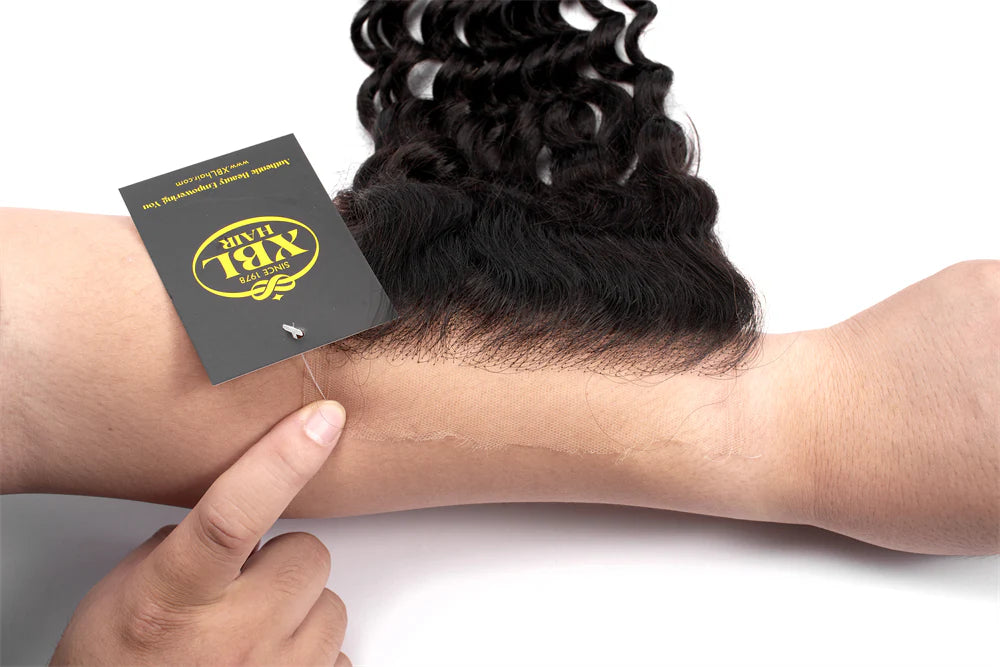 Hair 5x5 HD Lace Cloure Deep Wave Small Knots 100% Human Hair