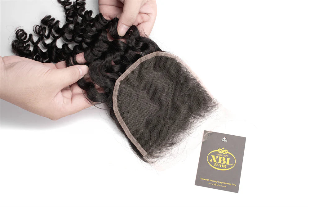 Hair 5x5 HD Lace Cloure Deep Wave Small Knots 100% Human Hair