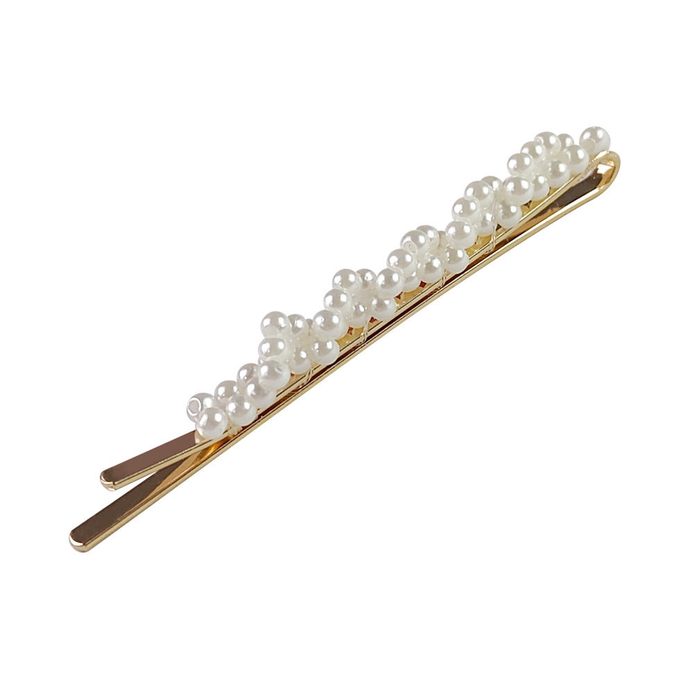 Handmade Pearl Barrettes for Women – Elegant Pearl BB Clips, Bobby Pins & Duckbill Clips