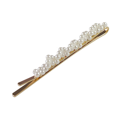 Handmade Pearl Barrettes for Women – Elegant Pearl BB Clips, Bobby Pins & Duckbill Clips