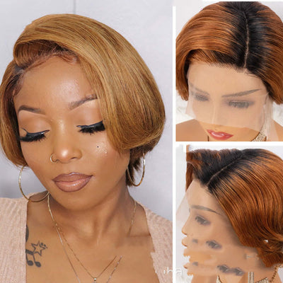 100% Real Human Hair Retro Short Curly Wig - Soft, Tangle-Free, and Long-Lasting