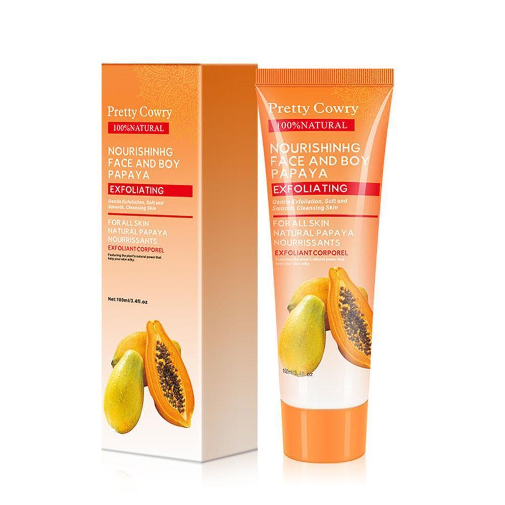 Triple Essence Exfoliating Gel Cream - Cucumber, Coconut, Papaya - Brighten & Hydrate