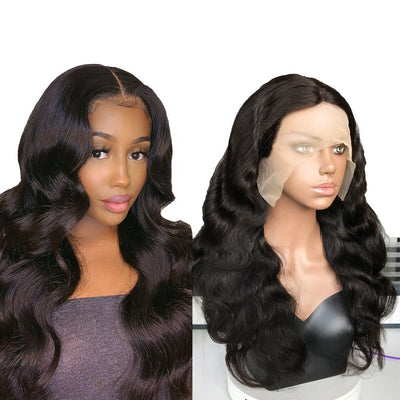 Beumax Hair Body Wave Human Hair Wig – Brazilian Remy, 13x1x6 & T-Part Lace, Pre-Plucked, 180% Density