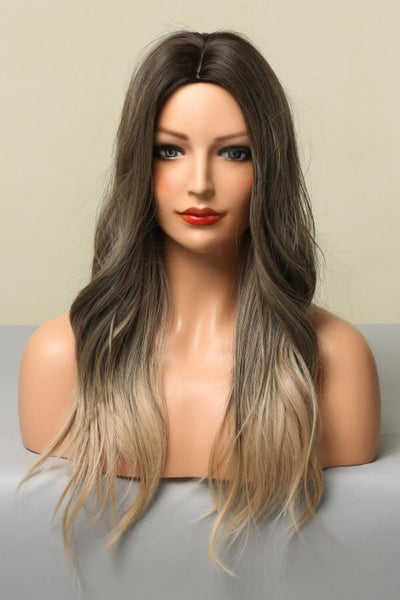 24-Inch Heat-Safe Synthetic Straight Wig – Full-Machine Long Wig with 13x1 Lace