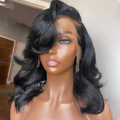 Chic Partial Short Curly Wave Wig | High-Temp Fiber | Multiple Lengths