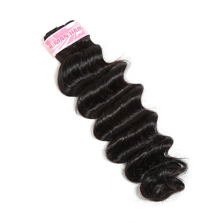 Pretty Hair Loose Deep Brazilian Human Hair Bundles Weave