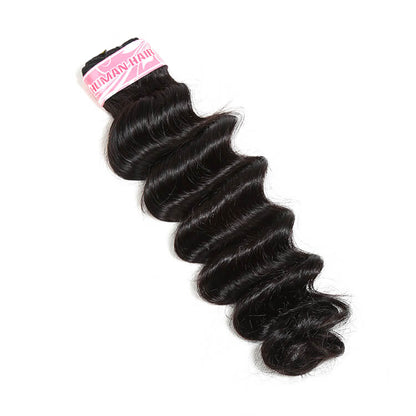 Pretty Hair Loose Deep Brazilian Human Hair Bundles Weave