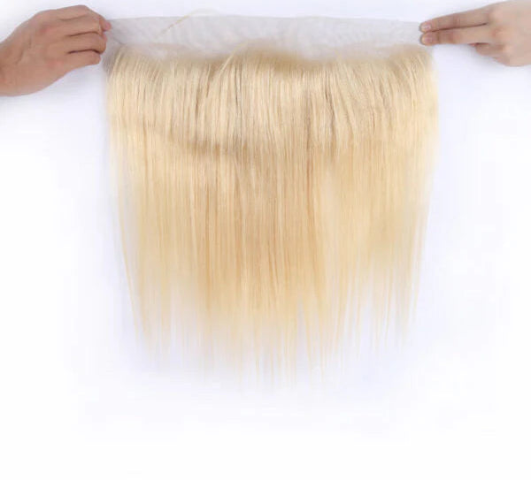 Top Quality 613 Blonde 13X4 Lace Frontal Straight