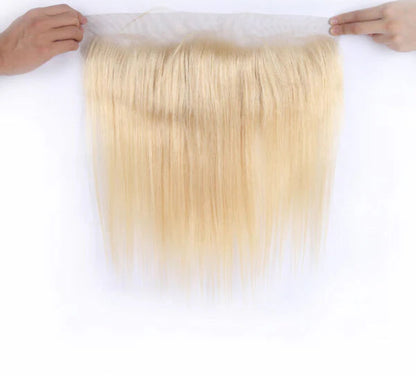 Top Quality 613 Blonde 13X4 Lace Frontal Straight