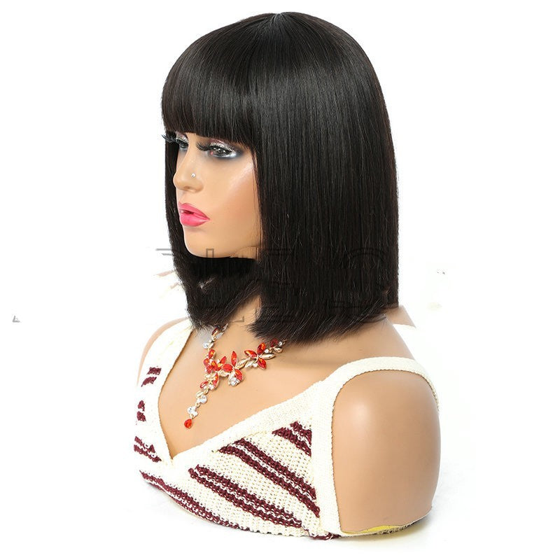 Women’s Short Bob Wig – 150% & 180% Density, Realistic & Customizable, Available in Multiple Lengths