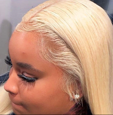 13X4 Front Lace Real Human Hair Wig – Handwoven & Mechanism, Available in Multiple Lengths, Suitable for All Skin Tones