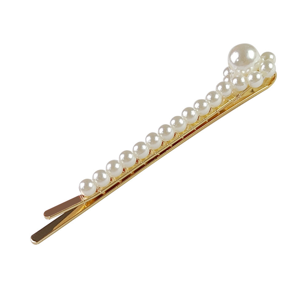 Handmade Pearl Barrettes for Women – Elegant Pearl BB Clips, Bobby Pins & Duckbill Clips