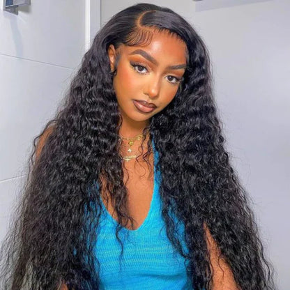 Hair 9A/10A/12A Jerry Curl Human Hair 3 Bundles with 13x4 Lace Frontal