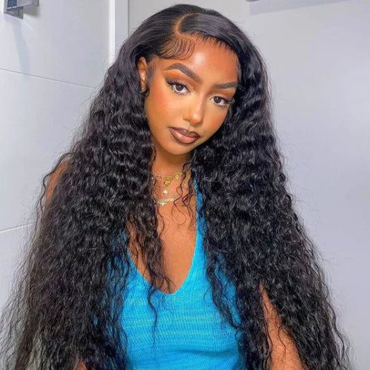 Hair 9A/10A/12A Jerry Curl Human Hair 3 Bundles with 13x4 Lace Frontal