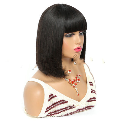 Women’s Short Bob Wig – 150% & 180% Density, Realistic & Customizable, Available in Multiple Lengths