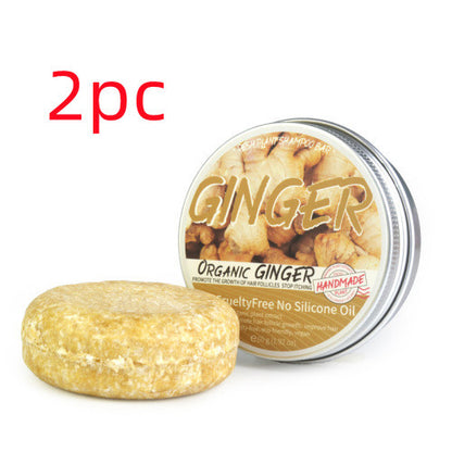 Ginger Anti-Dandruff Shampoo Soap - Refreshing Formula, 60g