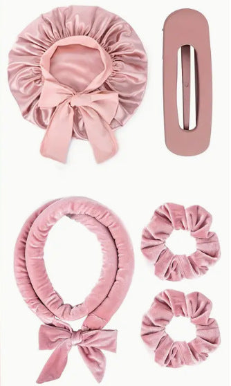 Heatless Hair Curlers – Soft Cloth Curling Iron Sets for Effortless Waves