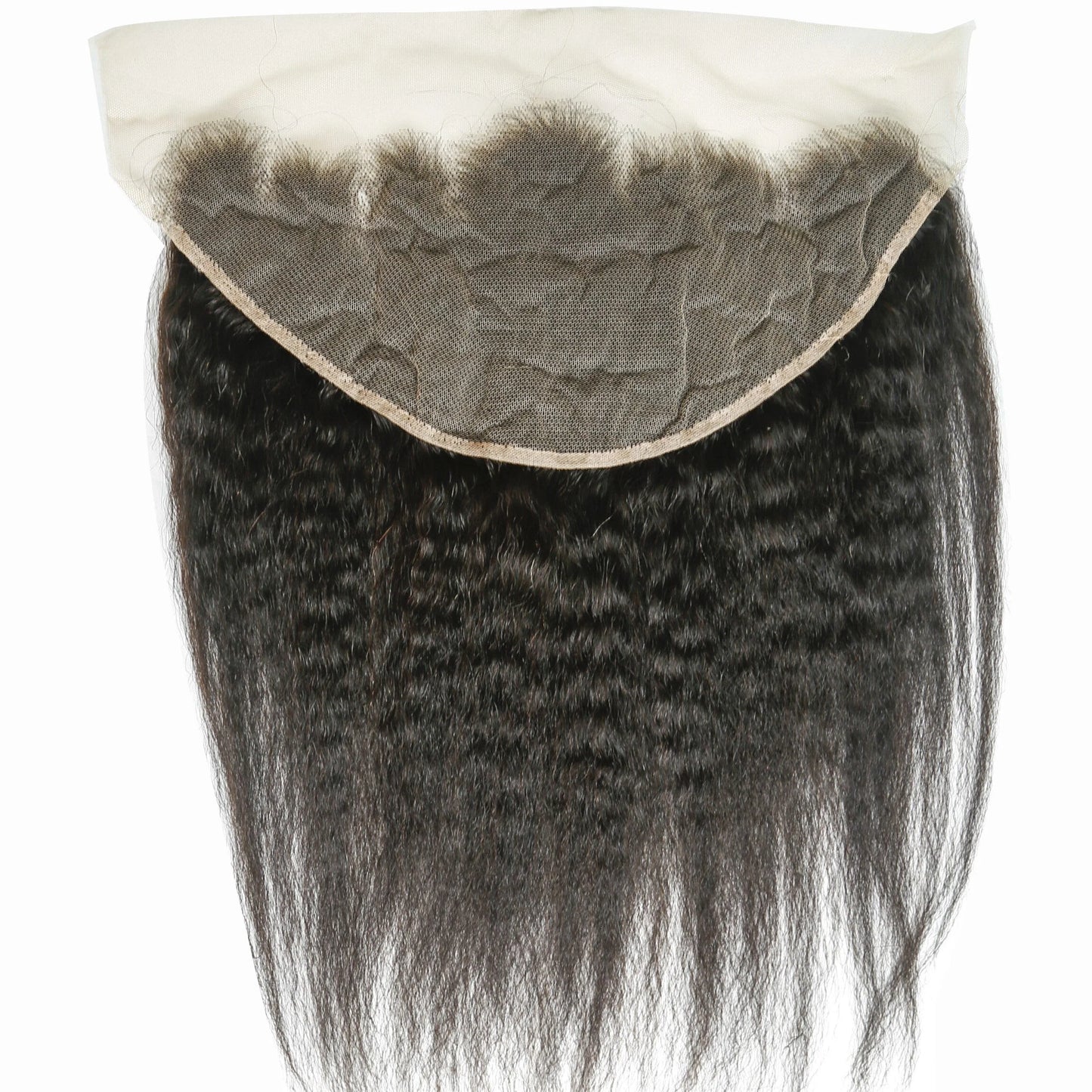 Hair 13x6 Transparent Lace Frontal Kinky Straight Knots Preplucked Hairline