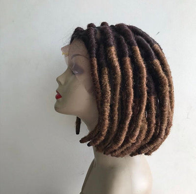 Dread Locs Invisible Frontal Lace Wig – Lightweight, Natural-Looking Hand Braided Wigs in Any Length | African-Inspired Styles