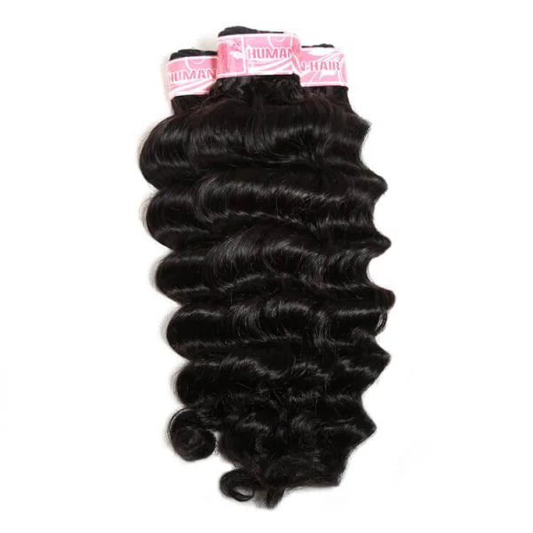 Pretty Hair Hot Selling 3 bundles deal Loose deep