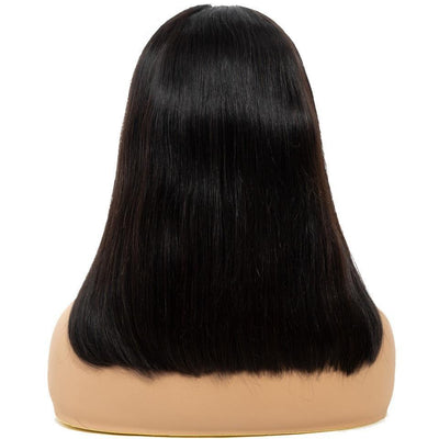 BeuMax Straight Bob Wig – 100% Unprocessed Natural Remy Hair | Customizable, Soft & Stylish