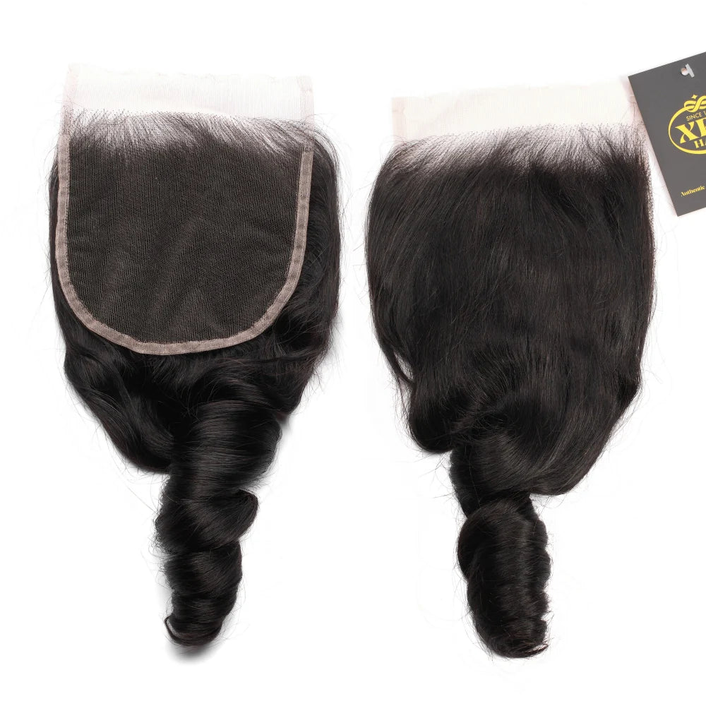 Hair 5x5 HD Lace Cloure Loose Wave Small Knots 100% Human Hair