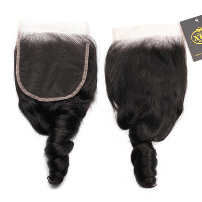 Hair 5x5 HD Lace Cloure Loose Wave Small Knots 100% Human Hair