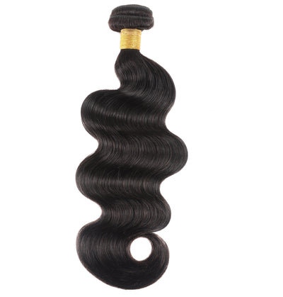 Beumax Hair Peruvian Body Wave Bundles – 100% Human Hair Extensions, 10A Grade, Natural Black, 8-40 Inches